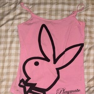 Vintage playboy slightly cropped tank